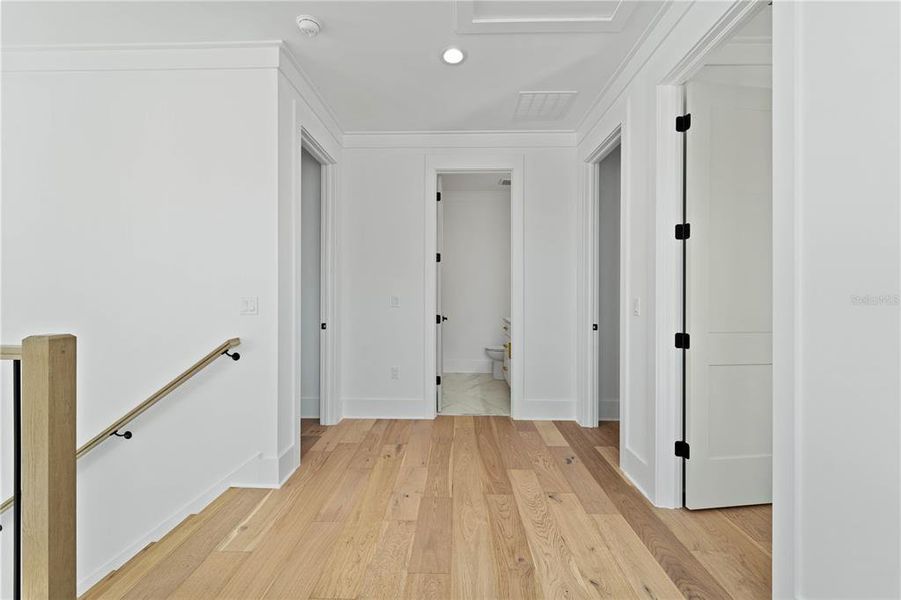 Second Floor Landing/Hardwood Floors Throughout