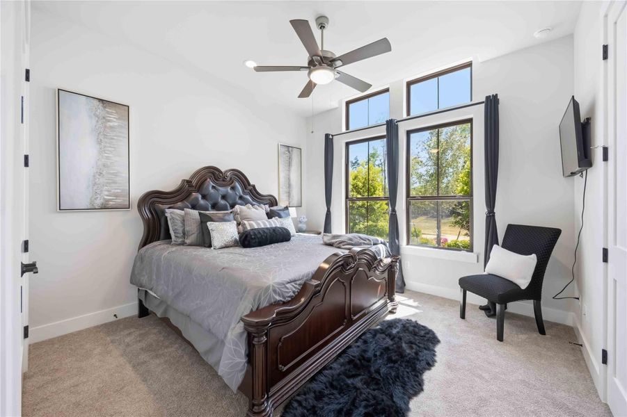 Furnished interior view inside a new home in Artavia, Conroe (Image 31).