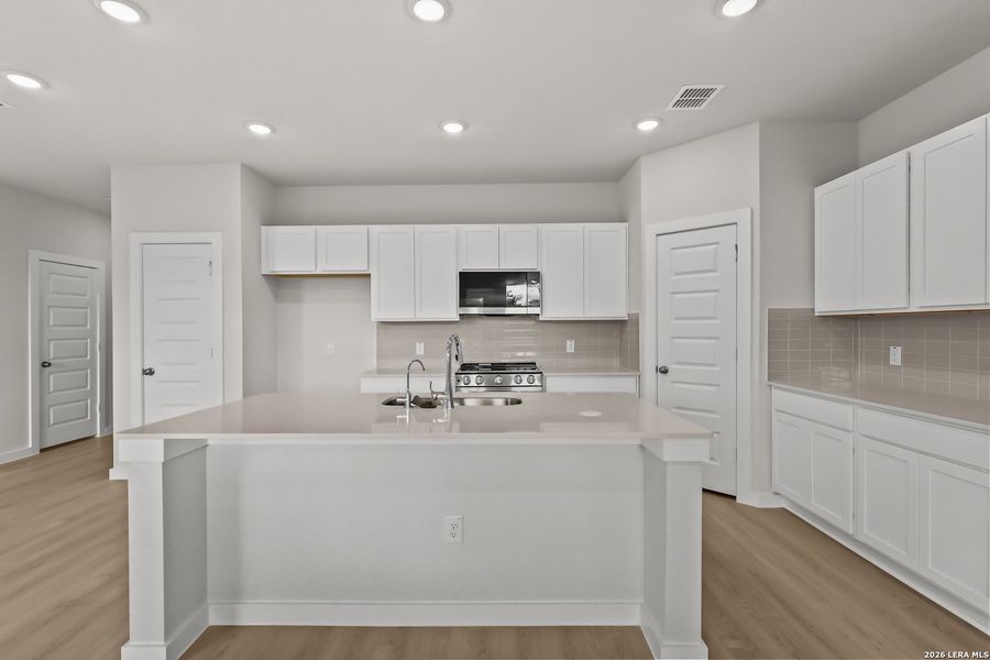 Furnished interior view inside a new home in Applewhite Meadows, San Antonio (Image 11). Furnished interior view inside a new home in Applewhite Meadows, San Antonio (Image 11).