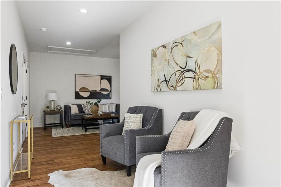 Furnished interior view inside a new home in , Decatur (Image 13).