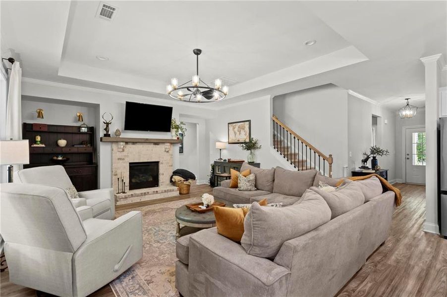 Furnished interior view inside a new home in , Monroe (Image 18). Furnished interior view inside a new home in , Monroe (Image 18).
