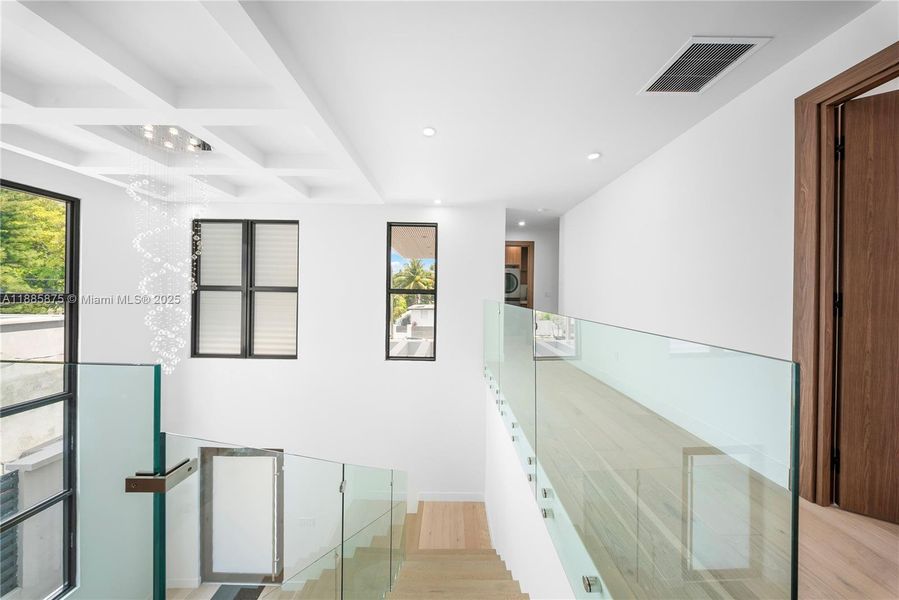 Upstairs hallway Upstairs hallway
