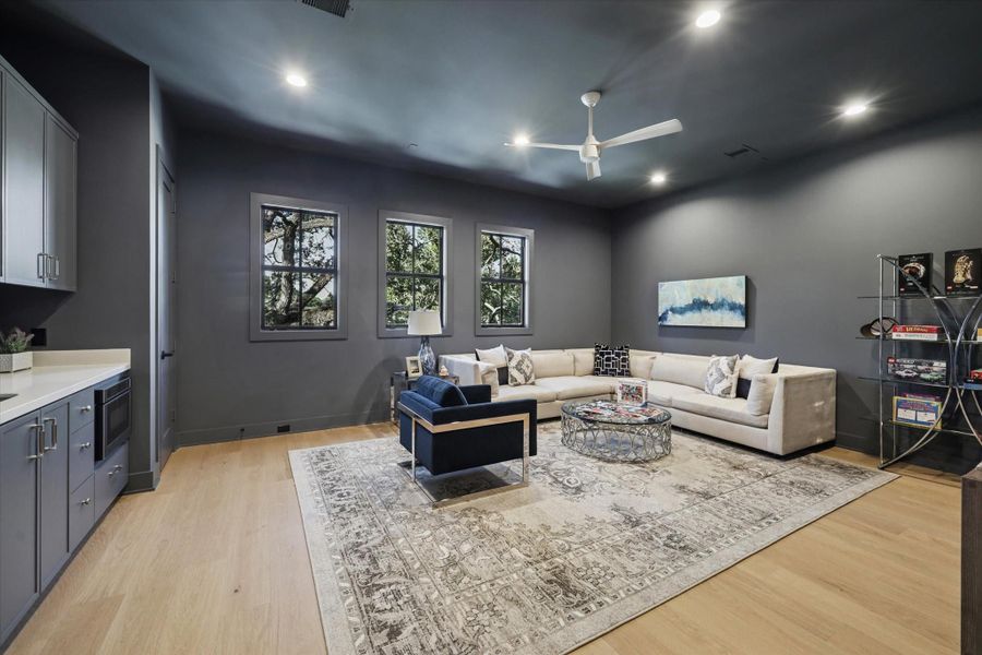 Furnished interior view inside a new home in , Houston (Image 17).