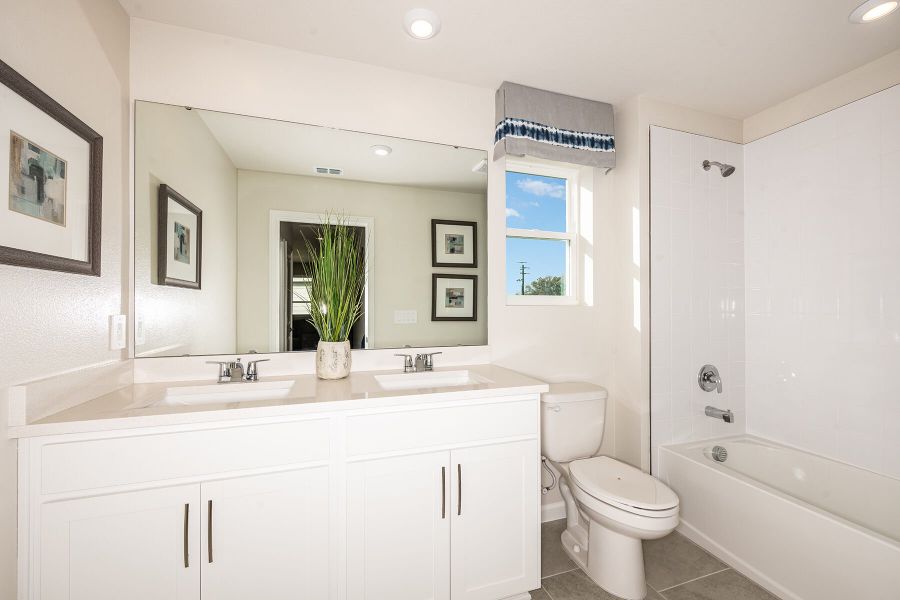 Representative furnished interior of a home built from the Brookstone by Mattamy Homes in Sanderling, Palmetto (Image 15).