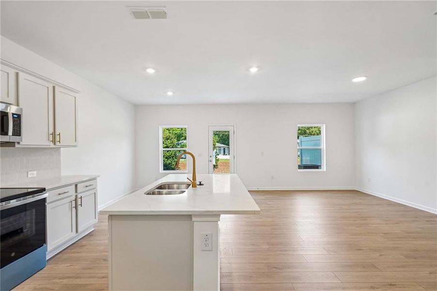 Furnished interior view inside a new home in Leydenview, Mableton (Image 9).