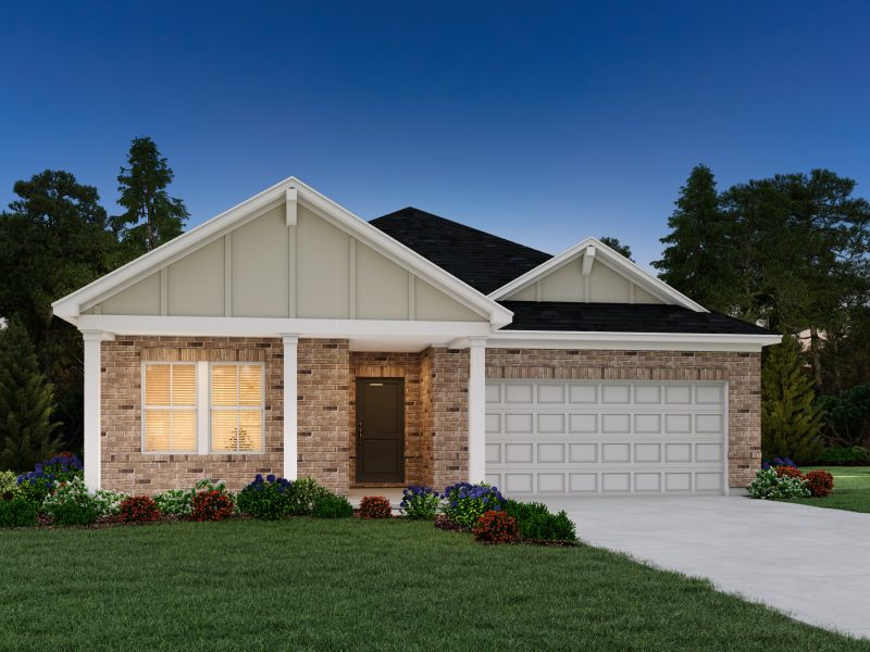 Representative exterior photo of a completed home built from the Newport by Meritage Homes in Woodmont, Smyrna, TN (Image 11). Representative exterior photo of a completed home built from the Newport by Meritage Homes in Woodmont, Smyrna, TN (Image 11).