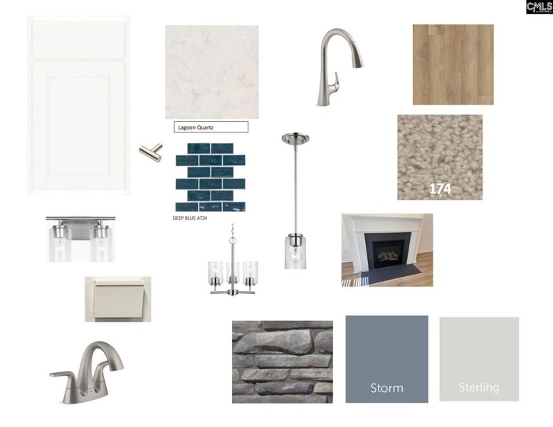 Sample of building materials used in homes in Boykin Hills, Chapin (Image 44).