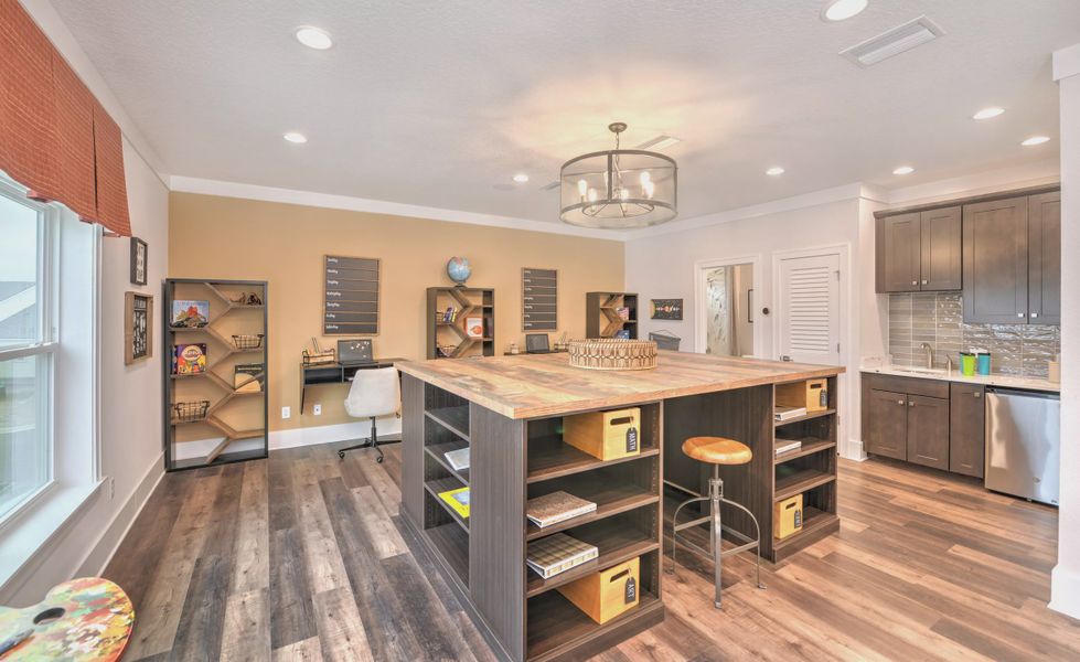 Furnished interior view inside a new home in Seven Pines, Jacksonville (Image 32).