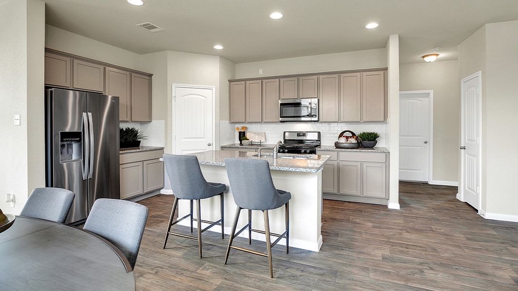 Representative furnished interior of a home built from the The Roosevelt by D.R. Horton in Southgrove, Kyle (Image 10). Representative furnished interior of a home built from the The Roosevelt by D.R. Horton in Southgrove, Kyle (Image 10).