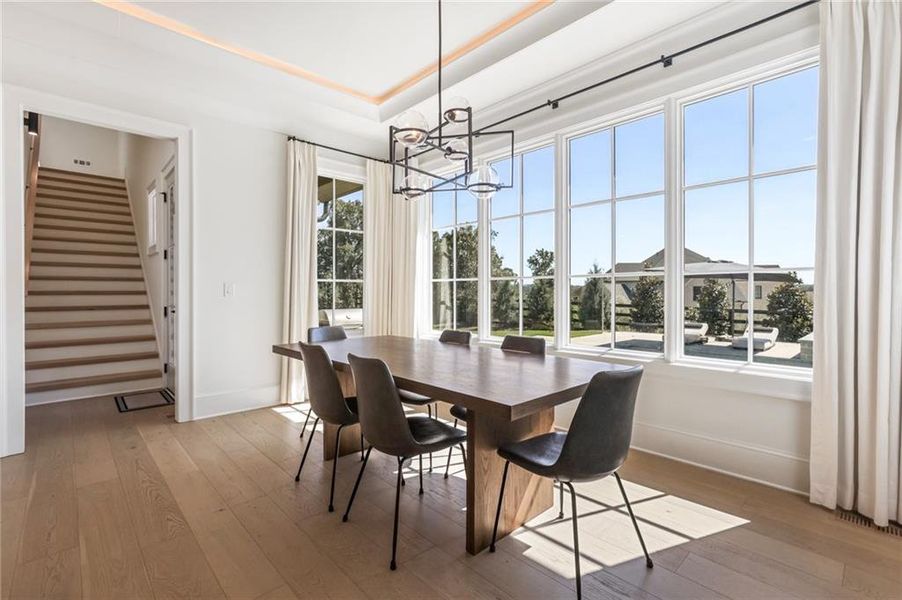 Furnished interior view inside a new home in , Milton (Image 57).