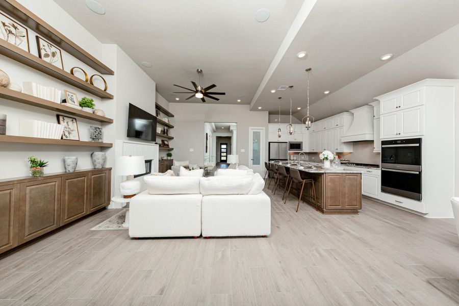 Representative model home photos shown for illustrative purposes only. Actual home, features, and finishes may vary. Home is currently under construction.