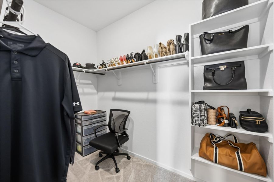 Master Closet with Shelving