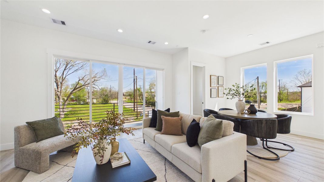 Furnished interior view inside a new home in , Houston (Image 36). Furnished interior view inside a new home in , Houston (Image 36).