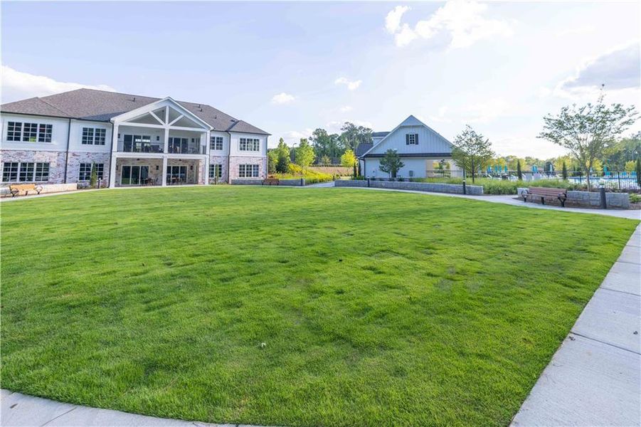 Exterior details and patio area of a home in , Peachtree Corners (Image 25).
