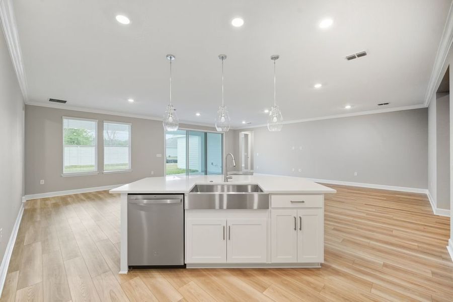 Furnished interior view inside a new home in Headwaters at Lofton Creek, Yulee (Image 10).