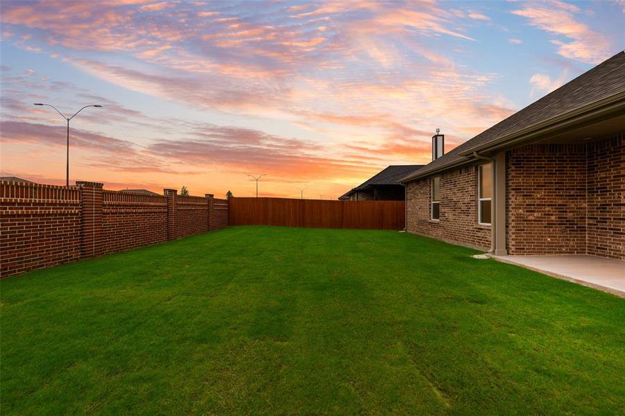 Front exterior of a new home in Northstar, Haslet, TX, highlighting curb appeal (Image 17).