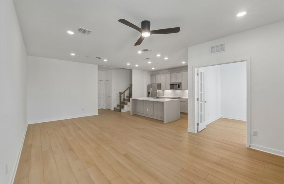 Spacious, unfurnished interior of a new home in Monarch on Main, Round Rock (Image 32).