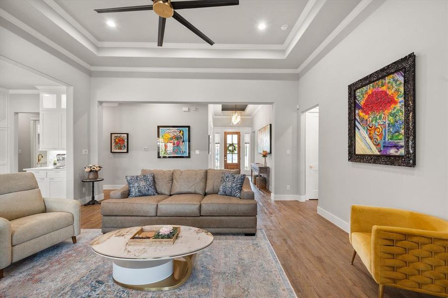 Furnished interior view inside a new home in , Mansfield (Image 26).