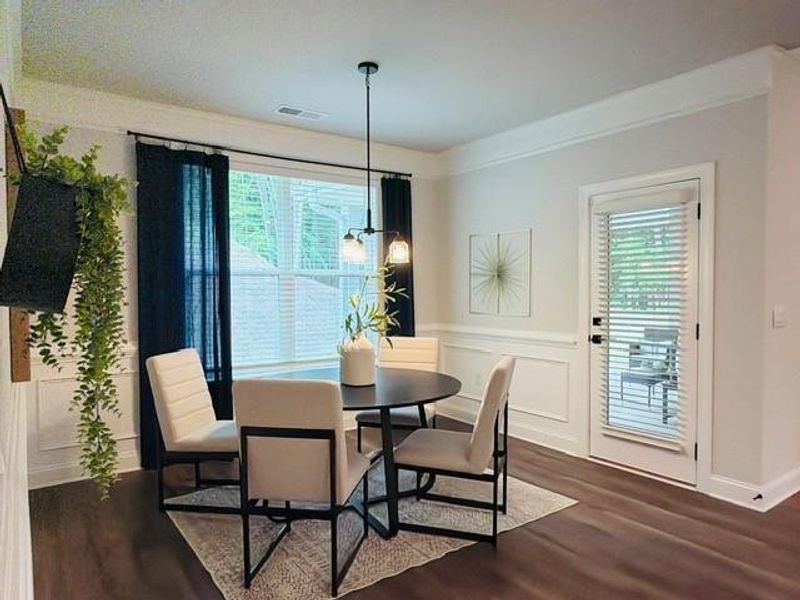 Furnished interior view inside a new home in Tuscany Hills, Douglasville (Image 9).