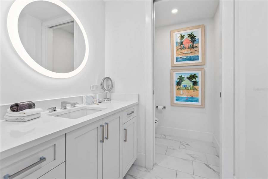 Furnished interior view inside a new home in , Sarasota (Image 27).