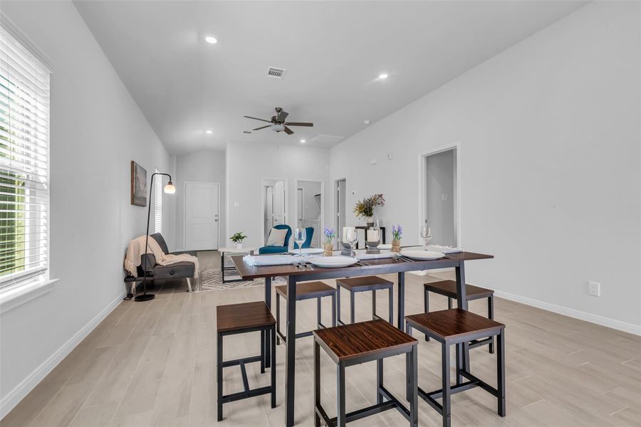 Furnished interior view inside a new home in , Magnolia (Image 32). Furnished interior view inside a new home in , Magnolia (Image 32).