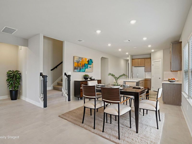 Furnished interior view inside a new home in Lark Canyon, New Braunfels (Image 6).