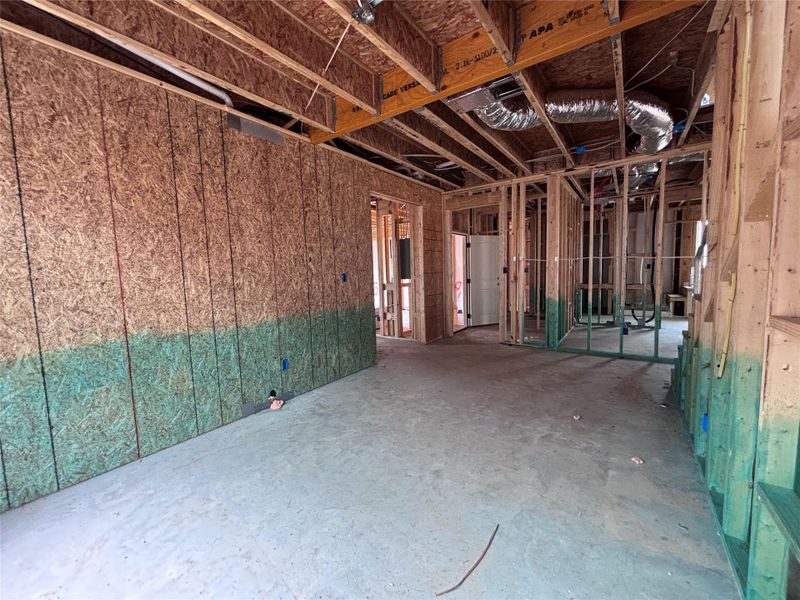 In-progress construction of a new home in The Colony 50s, Bastrop, TX (Image 14). In-progress construction of a new home in The Colony 50s, Bastrop, TX (Image 14).