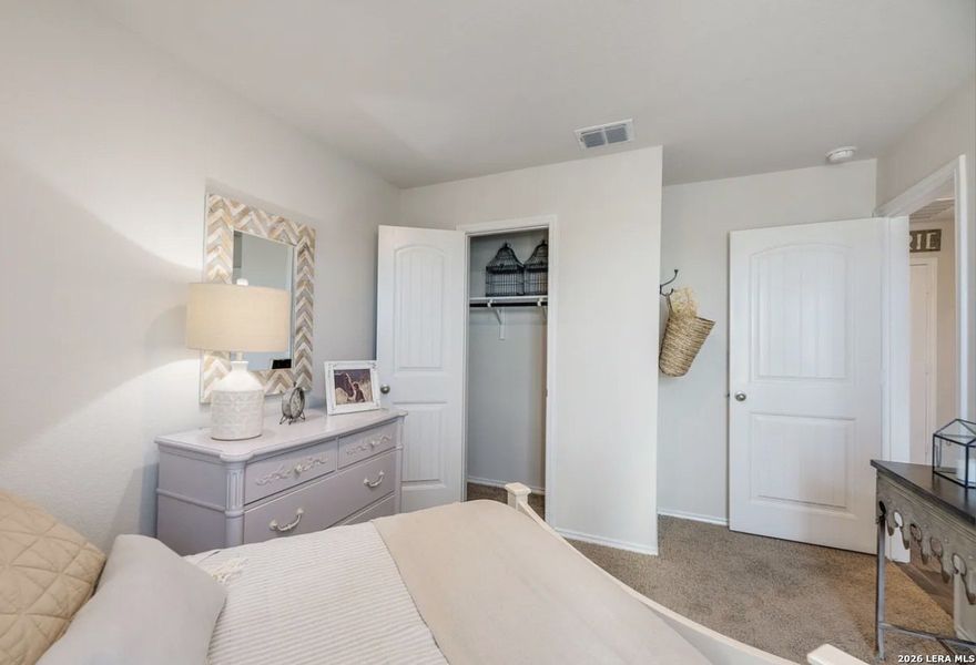 Furnished interior view inside a new home in , Converse (Image 7).