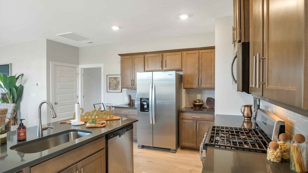 Furnished interior view inside a new home in Nexus South, Gallatin (Image 13).