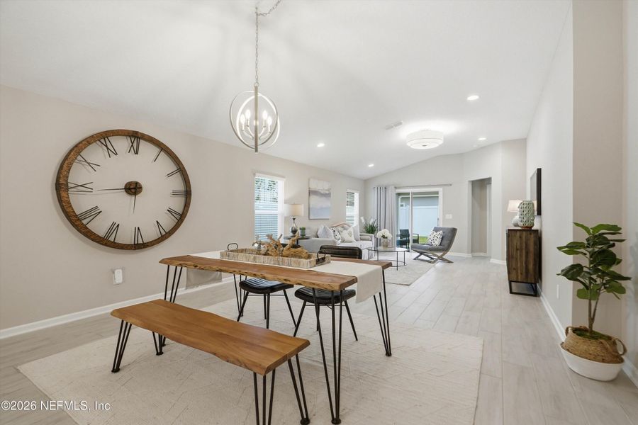 Furnished interior view inside a new home in , St. Augustine (Image 13).