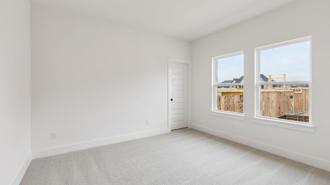 Representative unfurnished interior of a home built from the Reese II by Southgate Homes in The Reserve at Watters, Allen (Image 26).