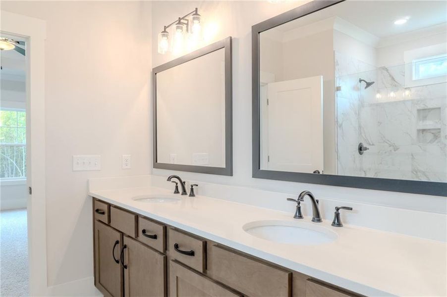 Close-up of interior finishes inside a home in Weslyn Park, Social Circle (Image 12).