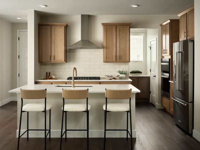 Representative furnished interior of a home built from the Spark Two by Brookfield Residential in Uplands, Westminster (Image 3).