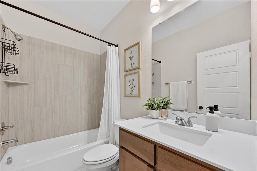 Furnished interior view inside a new home in The Parks at Wilson Creek, Celina (Image 36).