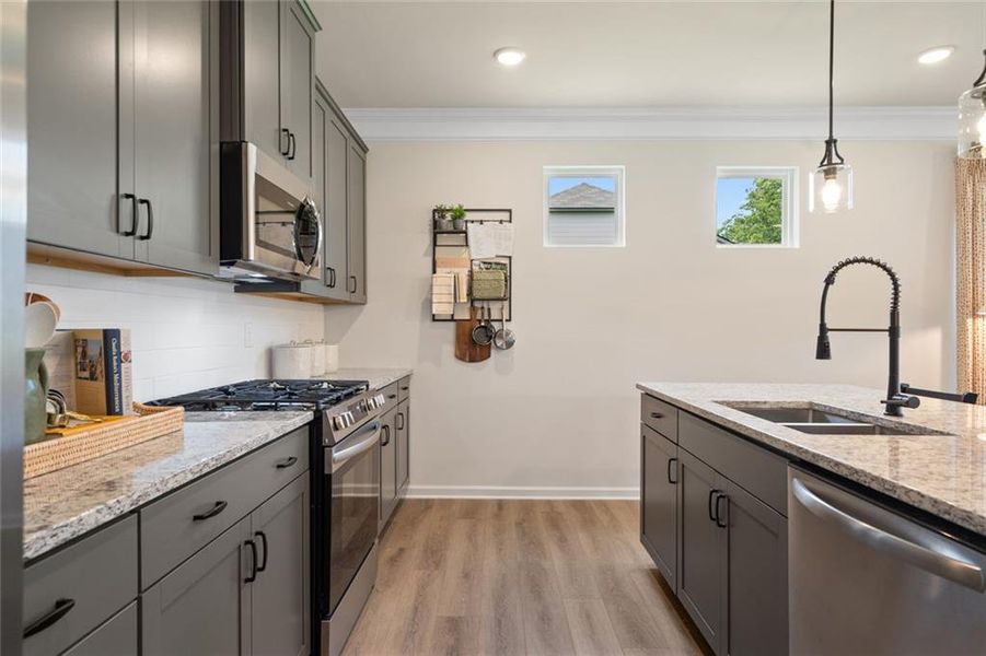 Furnished interior view inside a new home in Hillcrest Park, Ringgold (Image 21).