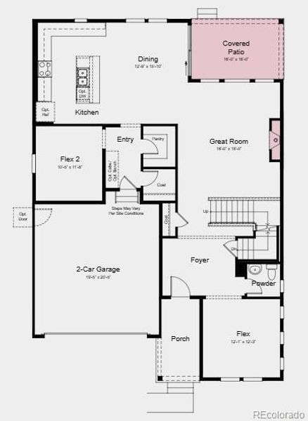 Additional Highlights Include: Fireplace at great room, built-in GE appliance package, unfinished basement, 8" doors on main level, door at primary bath, freestanding tub and shower at primary bath, covered outdoor living, plumbing rough-in at basement, and second sink at secondary bath.