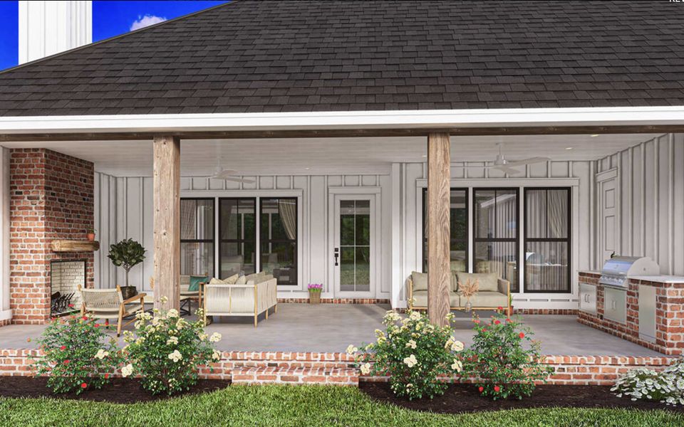 Representative exterior photo of a completed home built from the Rebekah by Zeal Home Builders in Horizon Meadow Estates, Paradise, TX (Image 15). Representative exterior photo of a completed home built from the Rebekah by Zeal Home Builders in Horizon Meadow Estates, Paradise, TX (Image 15).