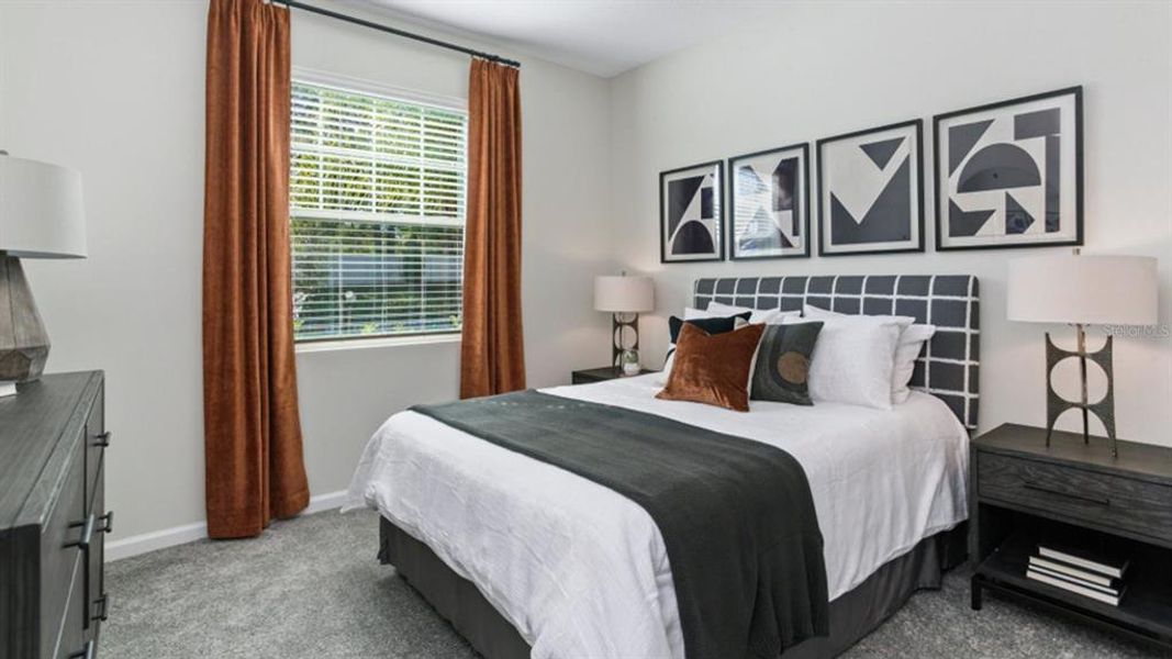Furnished interior view inside a new home in , Clermont (Image 4). Furnished interior view inside a new home in , Clermont (Image 4).