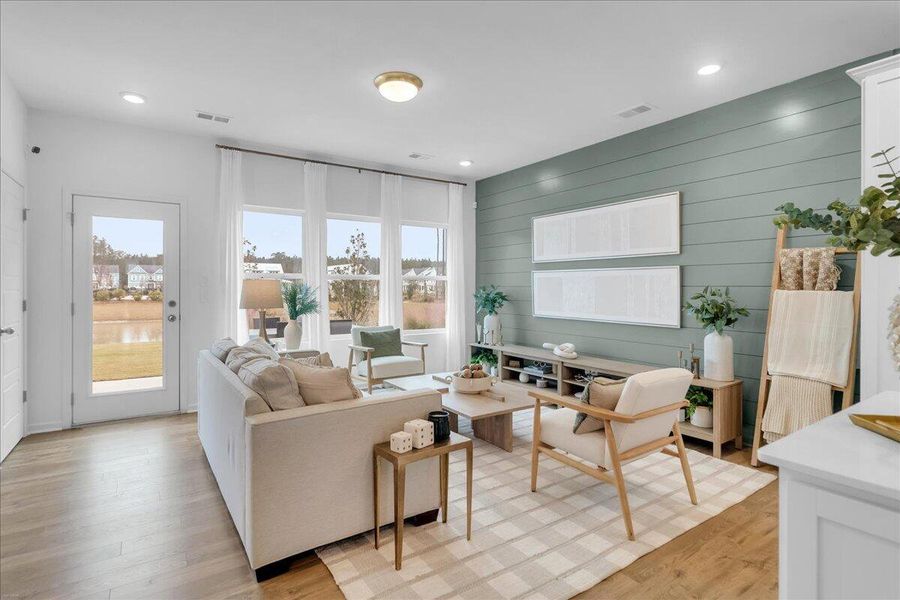 Furnished interior view inside a new home in , Ravenel (Image 7).