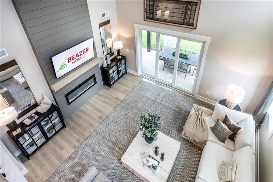 Furnished interior view inside a new home in Wisteria at GreenHouse, Marietta (Image 5).