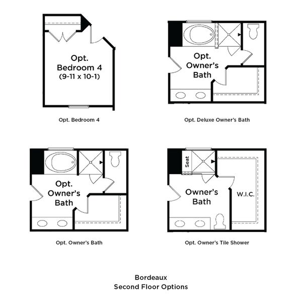 2D floor plan layout of this home in Sidney Creek Single Family, Zebulon, NC (Image 5).