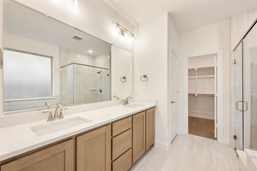 Furnished interior view inside a new home in Painted Tree Woodland District 50, McKinney (Image 6). Furnished interior view inside a new home in Painted Tree Woodland District 50, McKinney (Image 6).