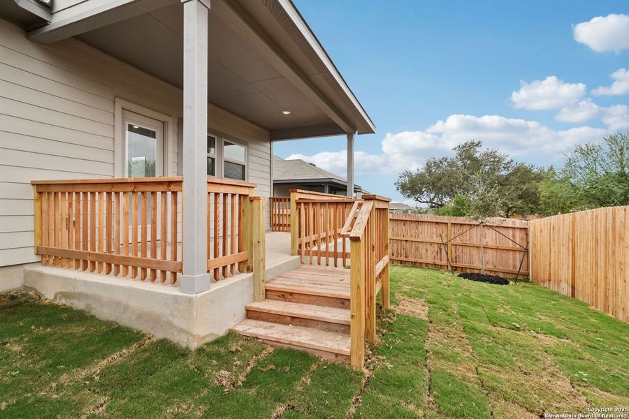 Exterior details and patio area of a home in Royal Crest, San Antonio (Image 31). Exterior details and patio area of a home in Royal Crest, San Antonio (Image 31).