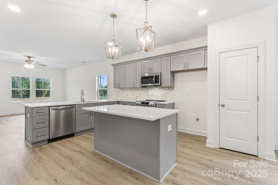 Furnished interior view inside a new home in , Albemarle (Image 2). Furnished interior view inside a new home in , Albemarle (Image 2).