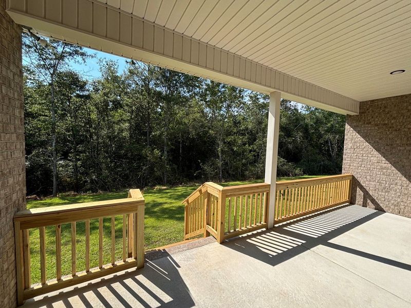 Exterior details and patio area of a home in Iron Rock, Cantonment (Image 3). Exterior details and patio area of a home in Iron Rock, Cantonment (Image 3).