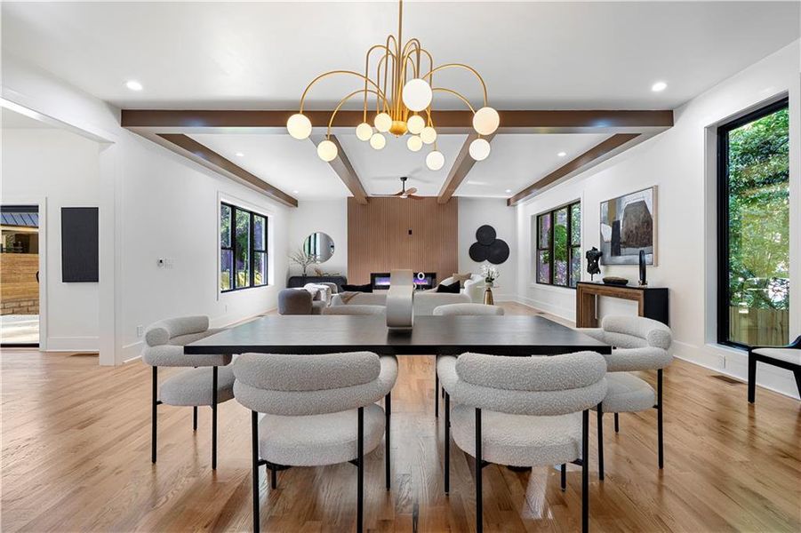 Furnished interior view inside a new home in , Atlanta (Image 16).