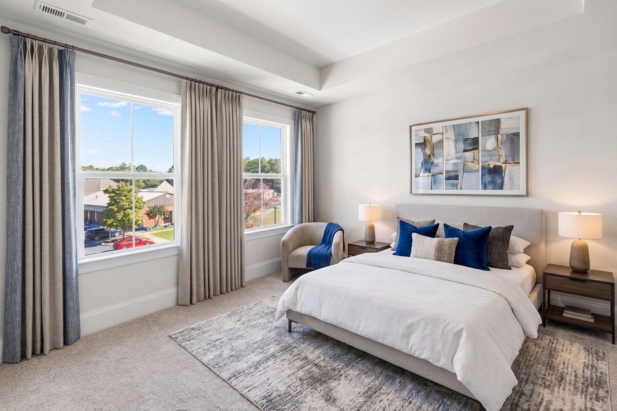 Representative furnished interior of a home built from the Corabell 3-Story 1-Car Garage - Vanguard Collection by Mungo Homes in Vista at Cane Bay, Summerville (Image 6).