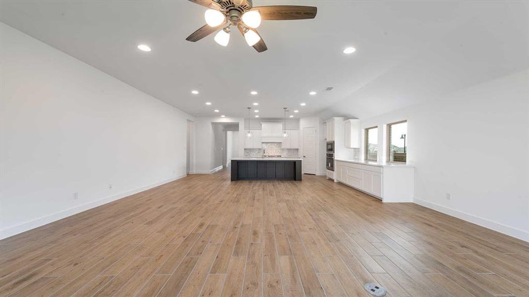 Furnished interior view inside a new home in North Sky 55', Celina (Image 18).