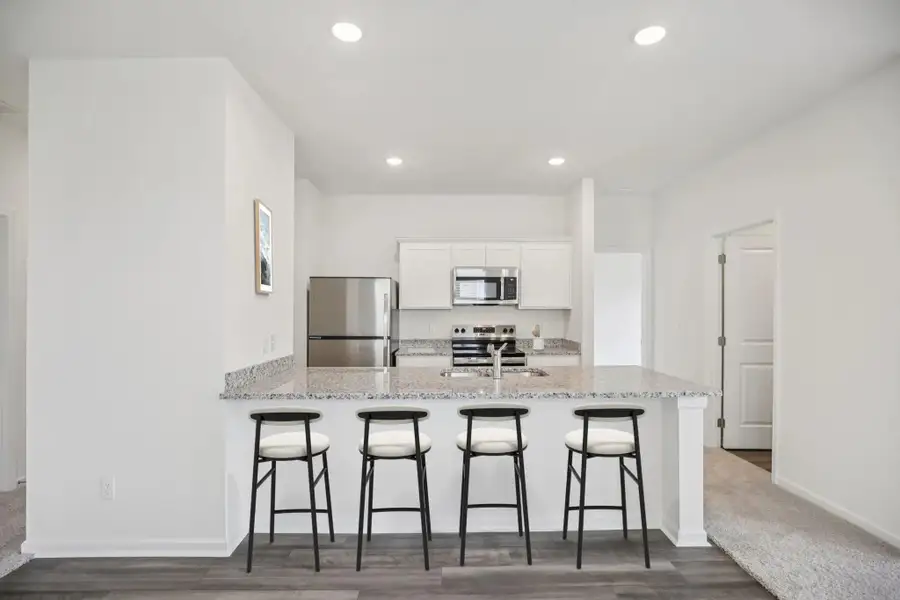 Furnished interior view inside a new home in Ashland, Angleton (Image 4).
