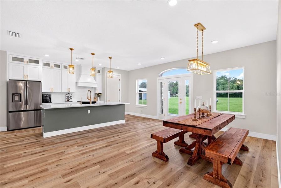 Furnished interior view inside a new home in , Bushnell (Image 30).